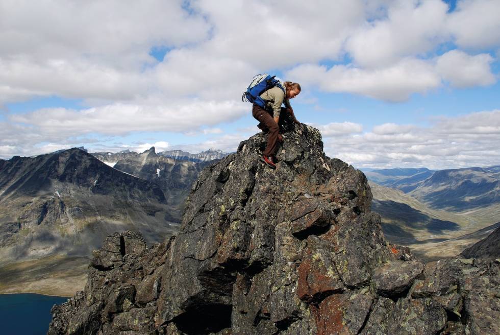 Tinderangling Visbretinden Jotunheimen