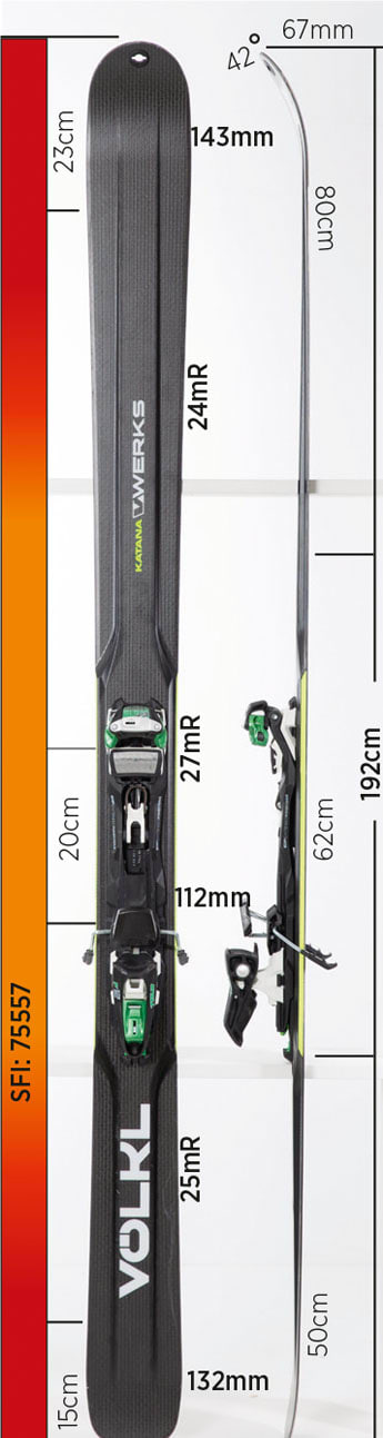 Test av Völkl Katana V-werks 2015 Test av Völkl Katana V-werks 2015