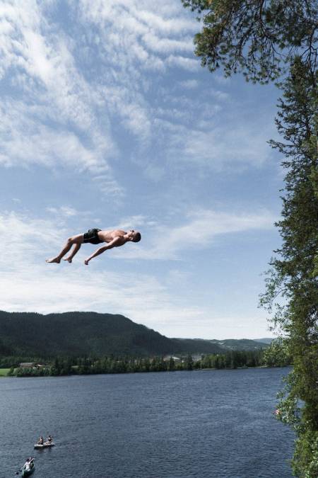 Truls Torp, flere ganger verdensmester i døds sendte det ganske så godt i dag. Foto: Henrik Ulleland