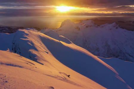 LOFOTEN: Signar Nilsen leverer dette fantastiske bildet fra Lofoten. Foto: Signar Nilsen