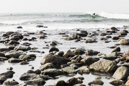ENDELIG LOV: Nå kan surfere i østlandsområdet glede seg over at det nå er lov å surfe på Saltstein. Foto: Christian Nerdrum