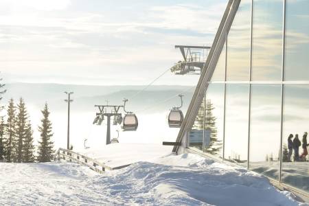 ULYKKE: Ulykken skjedde i skianlegget Hafjell. Nå møtes de involverte i retten. Akrivfoto: Hafjell Alpinsenter