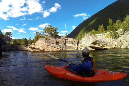 GRASROT: Oppdal Elvefestival er for alle elvepadlere –også de som ikke padler de verste strykene. Foto: Håvard Dahlen