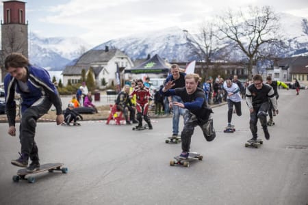 XBOARD: Hissige folk i starten! Foto: Marius Bøstrand
