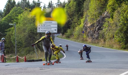 Finalebilde nr. to, bakerst følger Julian B. Syversætre, Kim M. Andersen og Henning Philip Patricksson.