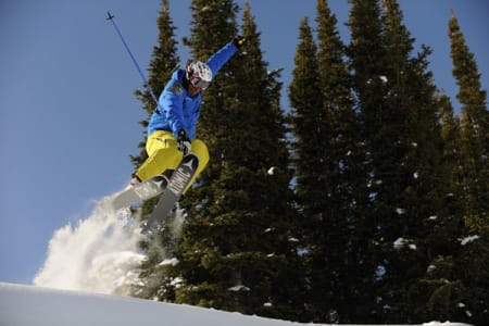 Aksel Lund Svindal finner grab´en. Bilde: Endre Løvaas
