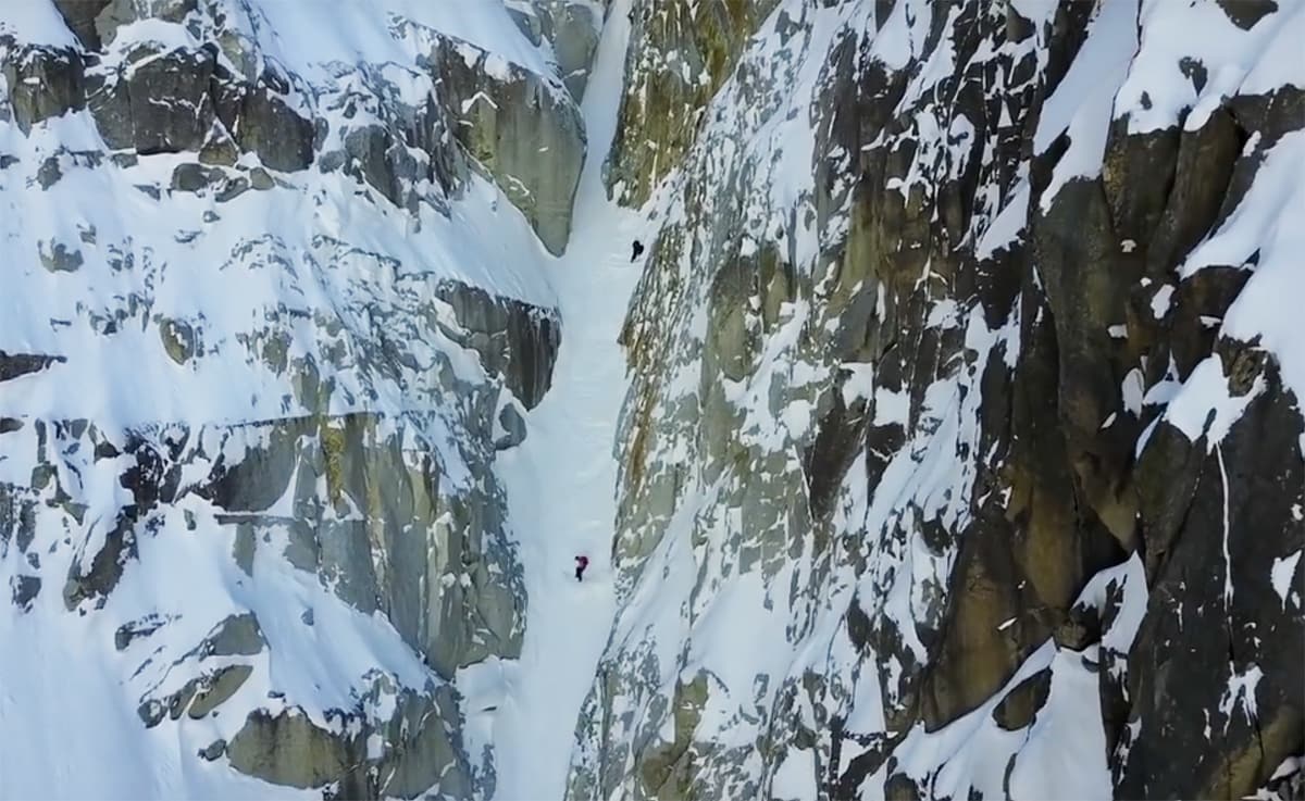 BRATT OG TRANGT: Mange av de drøyeste linjene i Chamonix i Frankrike er med i filmen.
