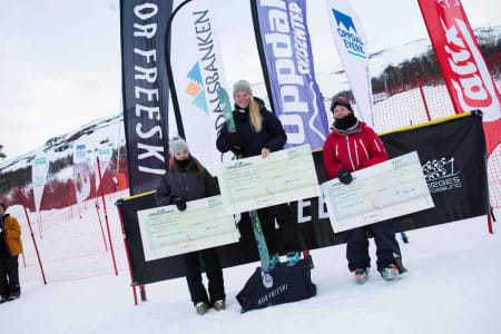 Johanne Killi øverst på jentepallen.