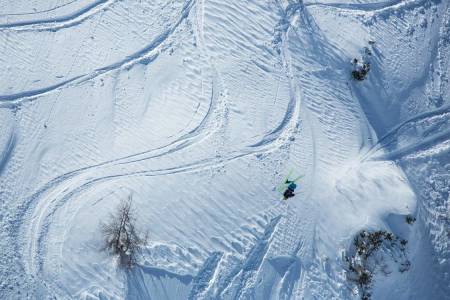 Backflip to av tre i Fieberbrunn.
