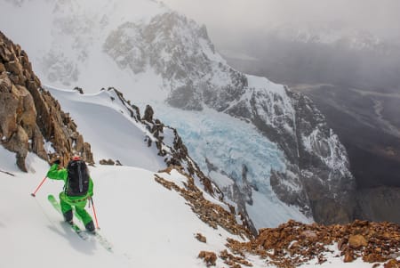 UTSIKT: Pedros Blancas isbreen fra Cerro Madsen. Foto: Kari Medig