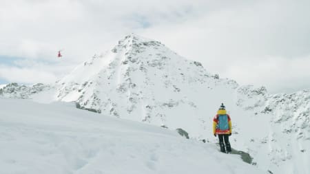 KLAR: Hedvig like før hun starter i Verbier Extreme, verdens råeste frikjøringskonkurranse.