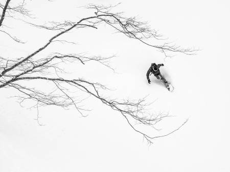 INNVANDRER: Den eine av Morino Lodge eigarane, Craig Oldring, ser ikkje ut til å angre på at han flytta til Hakuba. Foto: Scott Rinckenberger