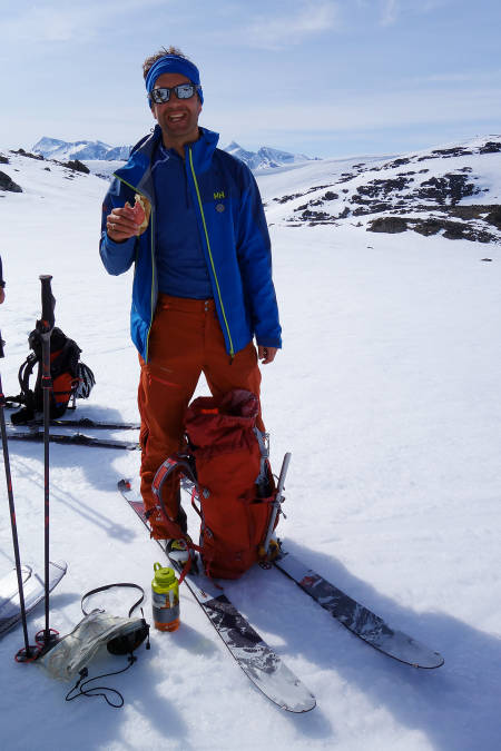 OGSÅ PÅ TUR: Gjert Grødal fra Bre og Fjell ledet en gruppe som gikk de tre første dagene av turen.