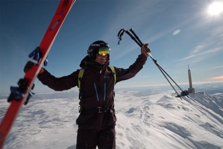 GAUSTATOPPEN: Se episoden av Kaj Zackrissons nye tur. Foto: Skjermdump