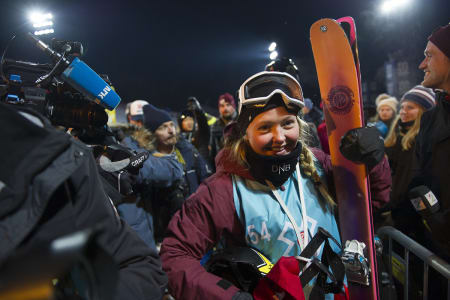 GULL: Johanne Killi tok X Games-gull i Hafjell. Foto: Olav Standal Tangen