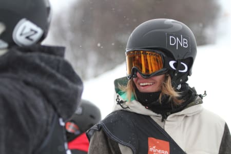 VINNER´N: Mikkel Jøraandstad ble 10 000 dollar rikere. Det er ikke hver gang oslofolk kommer til Oppdal og ender opp med såpass gevinst. Foto: Tore Meirik