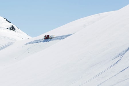 IKKE POPULÆRT: Forslaget om å tillate tråkkemaskiner og catskiing i norske fjell får en lunken mottagelse av flere. Men på Harpefossen (bildet) er catskiing både ønsket og i ferd med å realiseres. Foto: Tore Meirik
