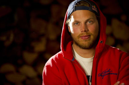 KJØRER SLOPESTYLE: PK Hunder fikk nylig klarsignal for å kjøre slopestylekonkurransen i X Games. I tillegg deltar han i bigair. Det er med andre ord muligheter for storeslem i Aspen denne uken. Foto: Redbull