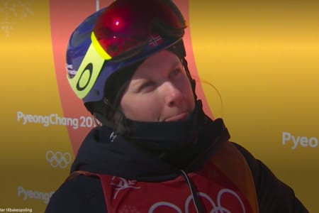 SKUFFET: Tiril Sjåstad Christiansen og Johanne Killi klarte ikke å nærme seg pallen i OL-finalen. Foto: Skjermdump / Eurosport