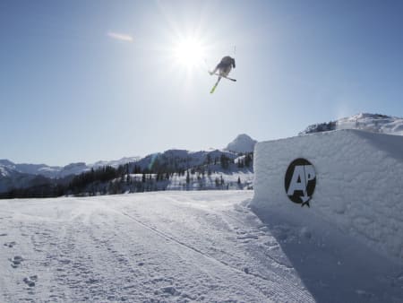 EUROPAS BESTE PARK? NTG-elev Christopher Salvesen drar på i Absolut Park i Flachau i Lsterrike. Foto: Espen Berg-Johnsen