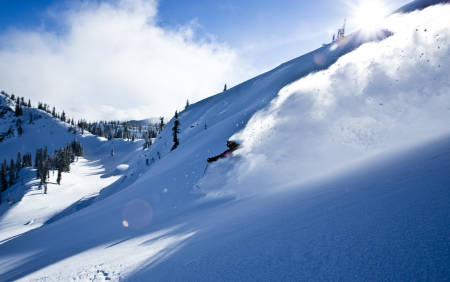 POW POW: Det er ikke til å komme unna. Når Christian Nerdrum (bildet) og det andre ser tilbake på Canada-turen, er det catskiing i Valhalla som blir det sterkeste minnet. Bilde: Bård Gundersen