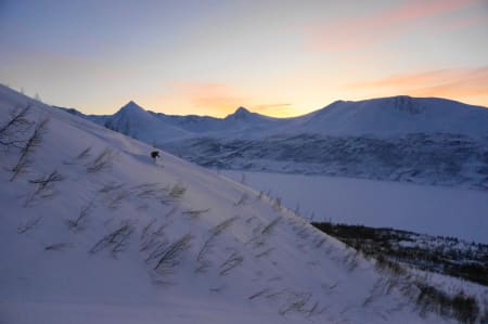 Kjetil M. Samuelsen cruiser i pudder – Foto: Kjetil M. Samuelsen