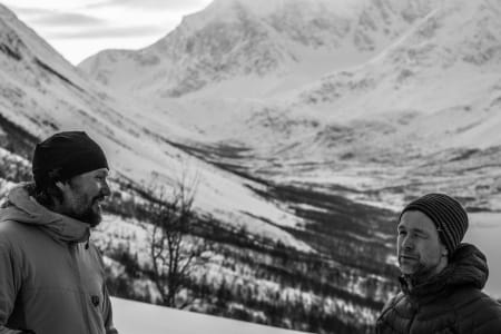 Nortind fjellfører Markus Landrø og IFMGA-guide Jimmy Halvardsson – Foto: Ptor Spricenieks