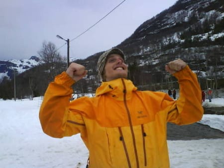 Jens Vegard Holmberg kjørte ned til seier i telemarkkjørernes kvalik. Foto: Anders Ekkje Slettebø