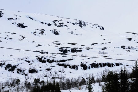 Denne siden kommer trolig til å bli brukt også i fredagens semifinale. Foto: Vegard Breie