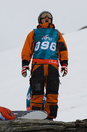 Håvard Ånenesen trekker frisk luft på nordlandsk vis. Brettkjøreren har så langt imponert i de norske konkurransene.