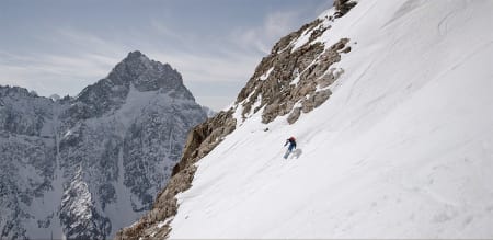 OMRÅDENE: La Grave er svært utsatt for ras. Foto: Skjermdump