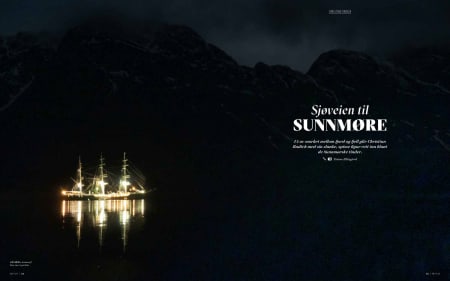 Med seilskute på Sunnmøre