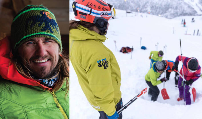 IKKE IMPONERT: Skredkursholder og fjellguide Oscar Almgren er ikke imponert over innspillet fra Petter Mjelva, som mener man bør kutte ut sender/ mottaker på topptur. Foto: Martin Kristoffersen & Mattias Fredriksson
