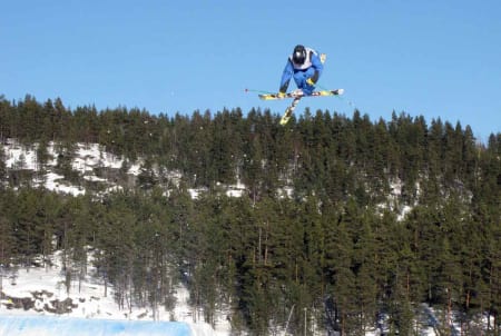 SNOWSTOCK TIL HELGA: Slopestyle og kåring av årets Bad Ass og the Year skjer i Kongsberg denne helgen Fot: Rolf Bjørum