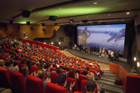 ENDELIG: Etter endeløse timer med filming og klipping kunne endelig Field Productions vise frem Supervention 2 i Trondheim. Foto: Anders Holtet