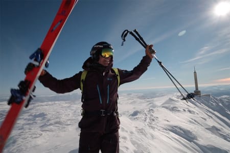 GAUSTATOPPEN: Se episoden av Kaj Zackrissons nye tur. Foto: Skjermdump