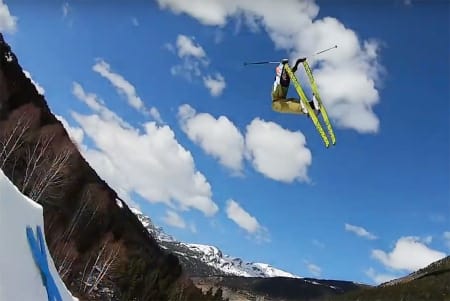 KLASSIKER: Ferdinand Dahl gjør en shoutout til Felix Usterud med denne switch 7´ern med dobbel nosegrab.