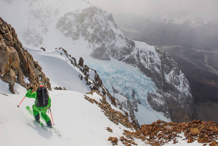 UTSIKT: Pedros Blancas isbreen fra Cerro Madsen. Foto: Kari Medig