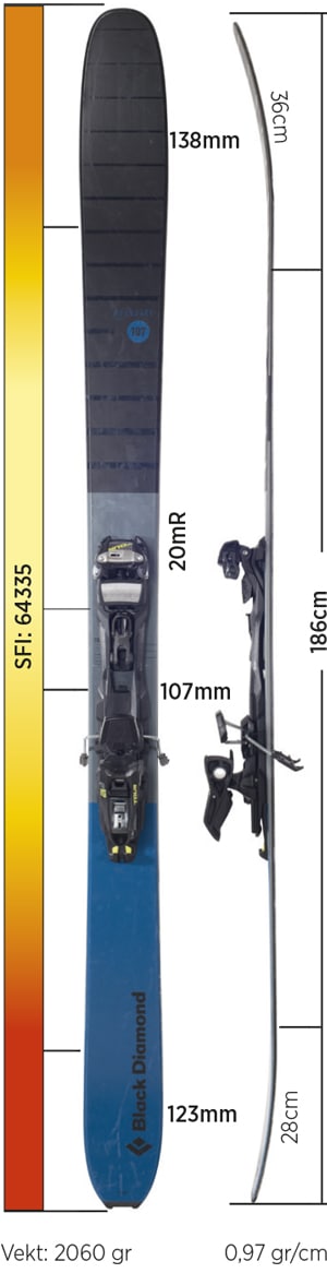 Test av Black Diamond Boundary Pro 107 2018 Test av Black Diamond Boundary Pro 107 2018