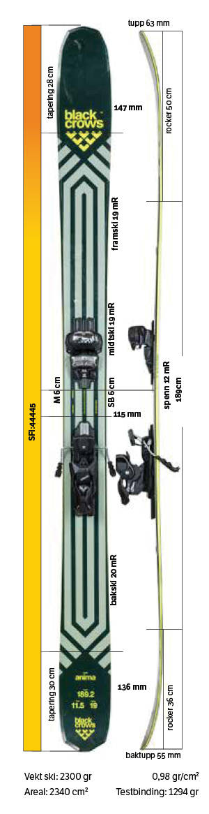 Test av Black Crows Anima 2021 Test av Black Crows Anima 2021