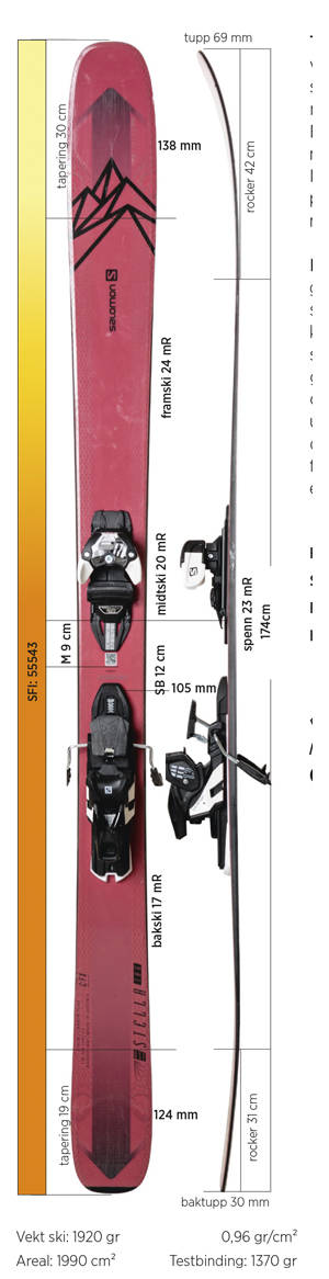 Test av Salomon QST Stella 106 2020 Test av Salomon QST Stella 106 2020