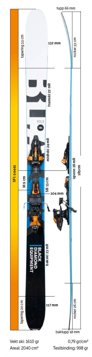 Test av Black Diamond Helio Carbon 104 2021 Test av Black Diamond Helio Carbon 104 2021