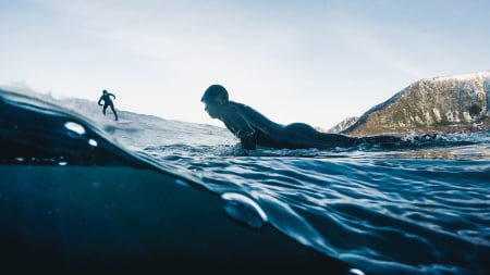 UKAS VINNER: Oscar Hallset tok hjem seieren med blant annet dette tøffe bildet fra Lofoten. Foto: Oscar Hallset