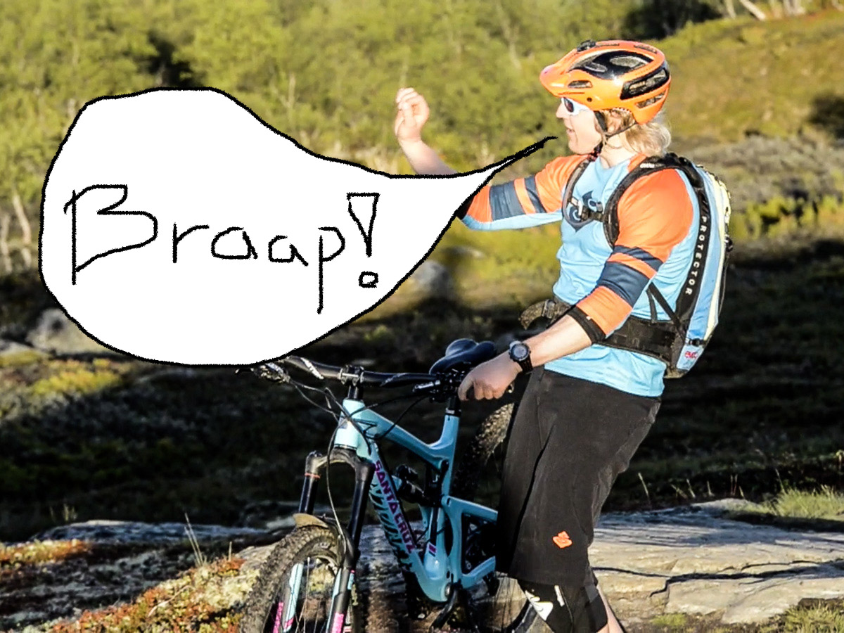 BRAAP! Øyvind Blikken Mæhle har sin egen måte å forklare ting på.