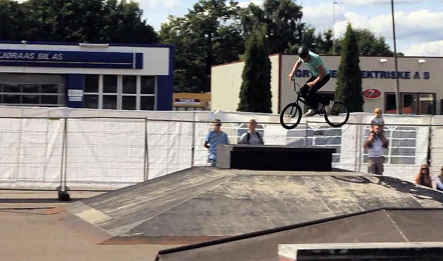 OVERLEGEN: Didrik Dege Dimmen vant alt som kan vinnes i NM i BMX.