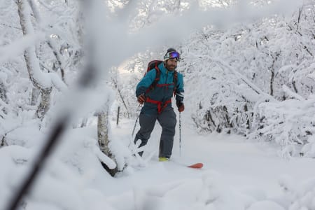FERSK SNØ: Siste del av testen ble gjort i Havsdalen på Geilo det første skianlegget som åpnet for vinteren. Foto: Kristo er Kippernes