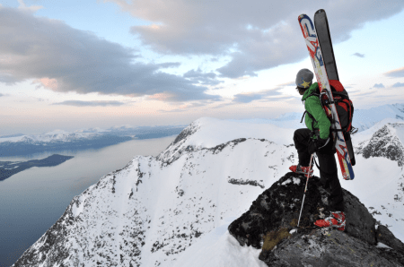 Topptur, eller randonee som mange fortrekker, du trenger ikke alltid slite deg ut i mange og bratte timer for å få fantastiske opplevelser. Foto: Sandra Lappegard