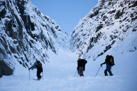 Plutselig ble det full vinter og solide snømengder!