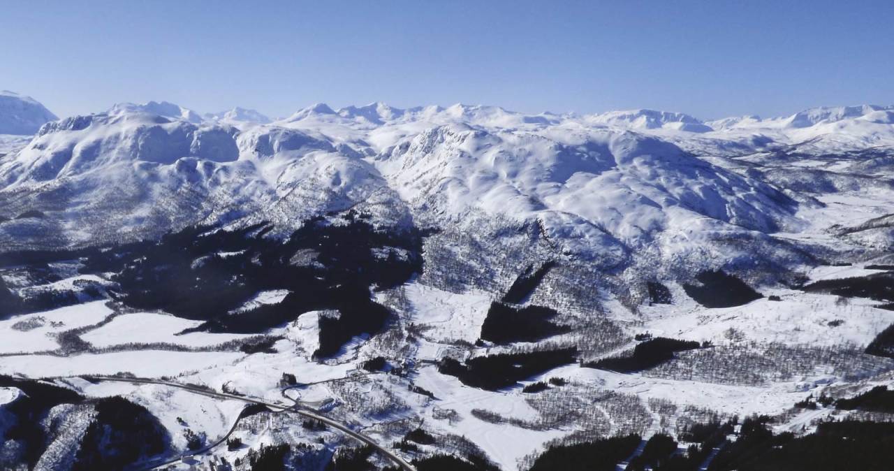 Nattmålsfjellet 545 moh topptur rundt Harstad