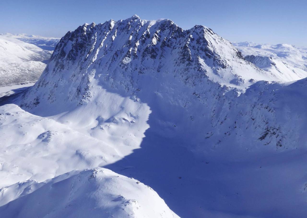 Reinspælen 1118 moh fra Toppturer rundt Harstad